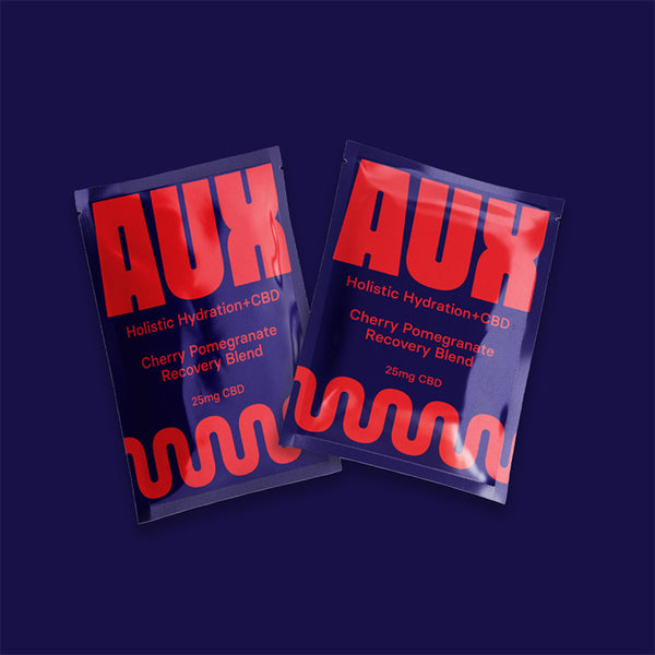 AUX Hydration Cherry Pomegranate Recovery Mix + CBD