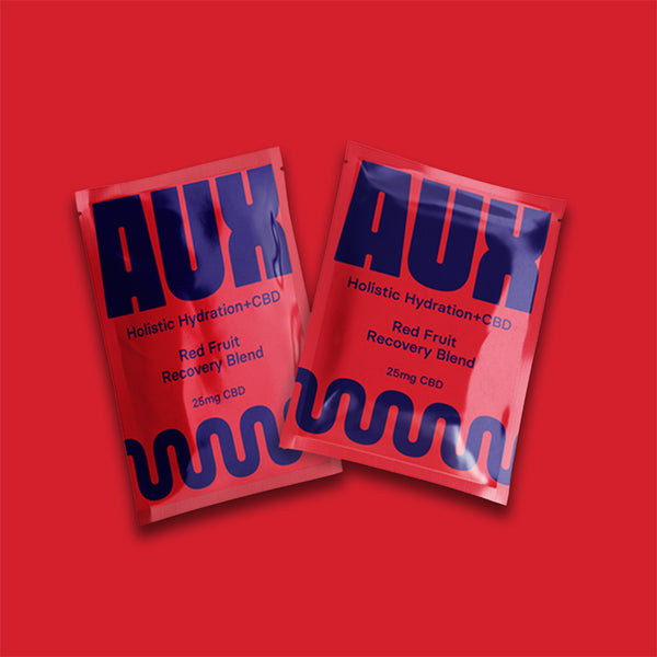 AUX Hydration Red Fruit Recovery Mix + CBD