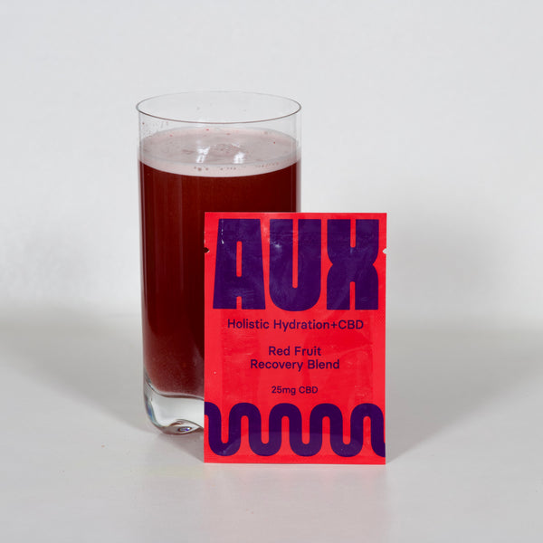 AUX Hydration Red Fruit Recovery Mix + CBD