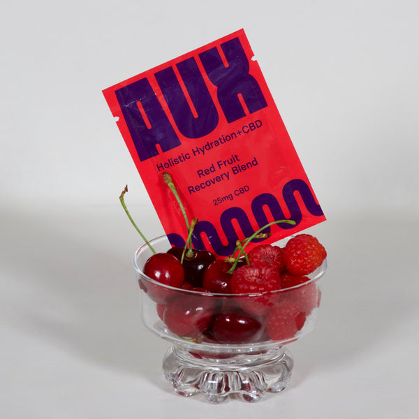 AUX Hydration Red Fruit Recovery Mix + CBD