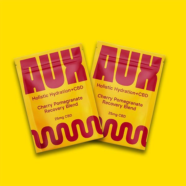AUX Hydration Cherry Pomegranate Recovery Mix + CBD